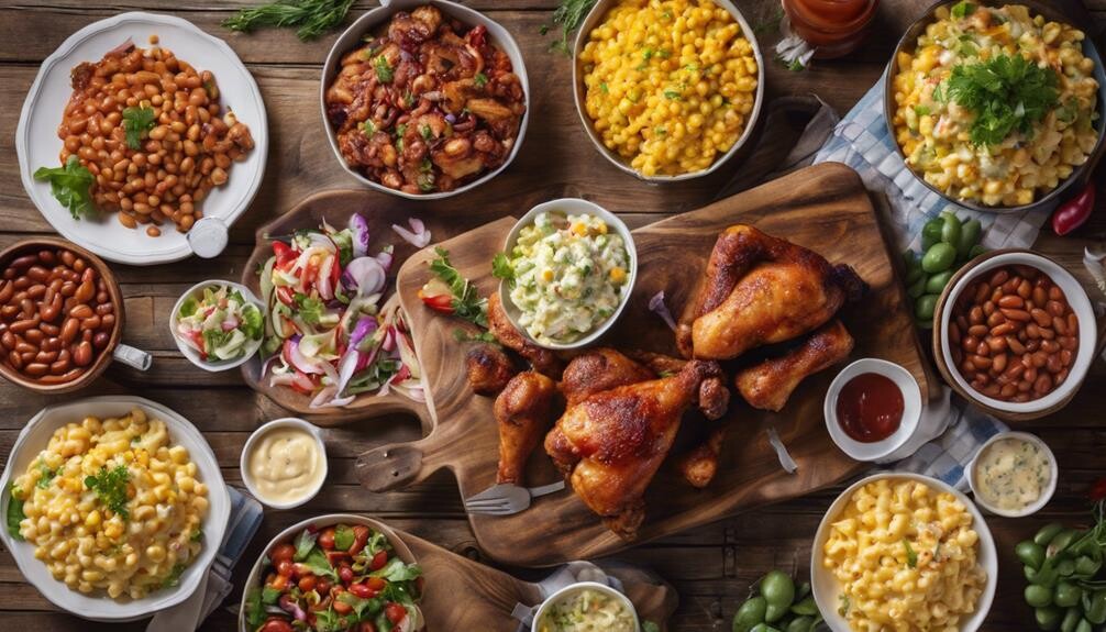 what to serve with bbq chicken legs