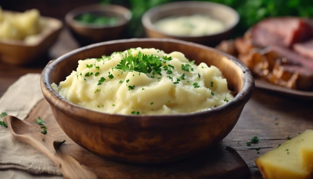 utensils clinking potatoes mashing
