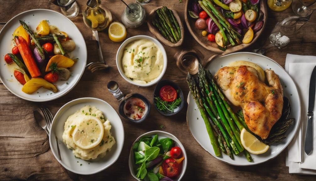 what goes with lemon pepper chicken